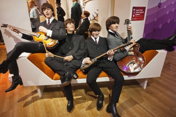Voskové figuríny členů skupiny Beatles. Voskové figuríny členů skupiny Beatles.